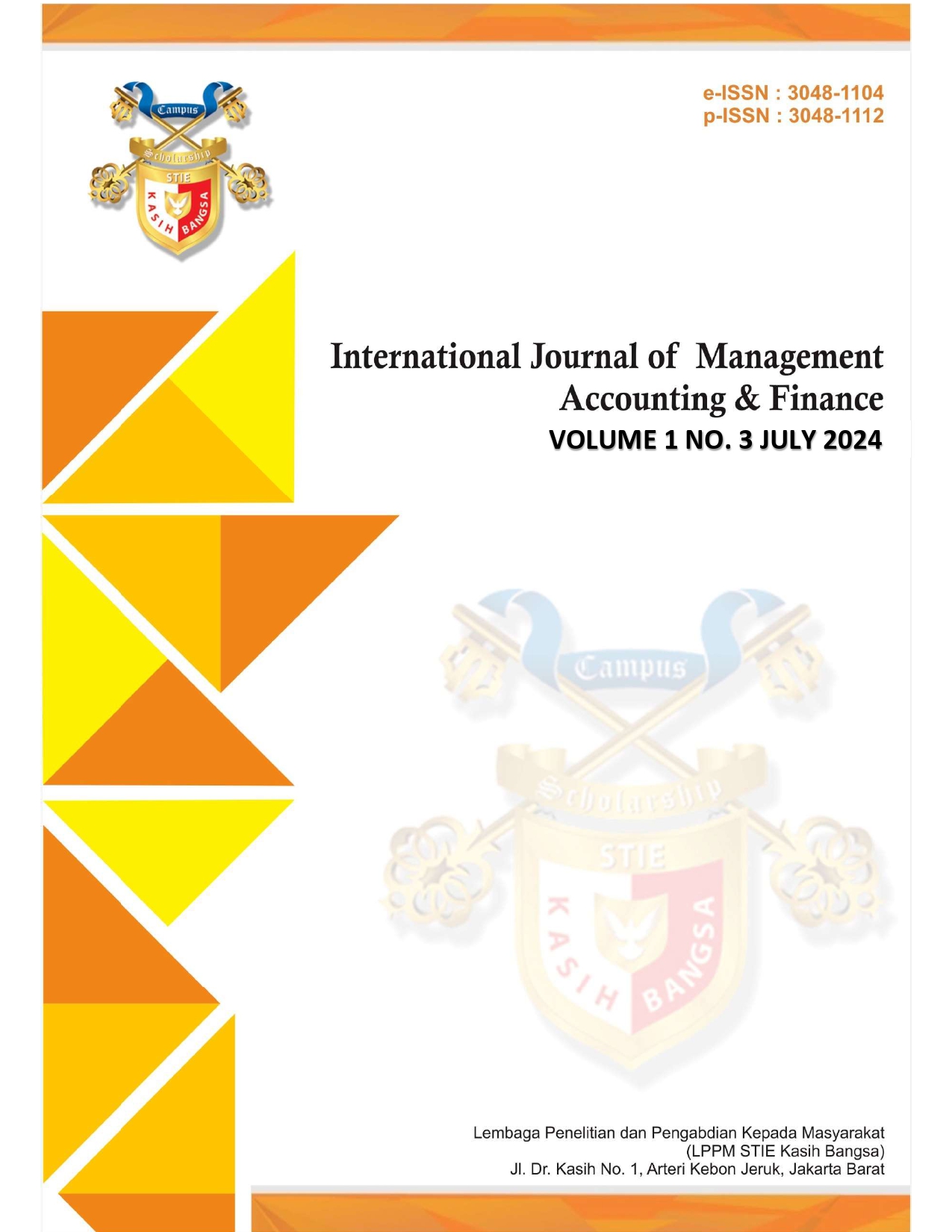 View Vol. 2 No. 3 (2025): July: International Journal of Management, Accounting & Finance (KBIJMAF)