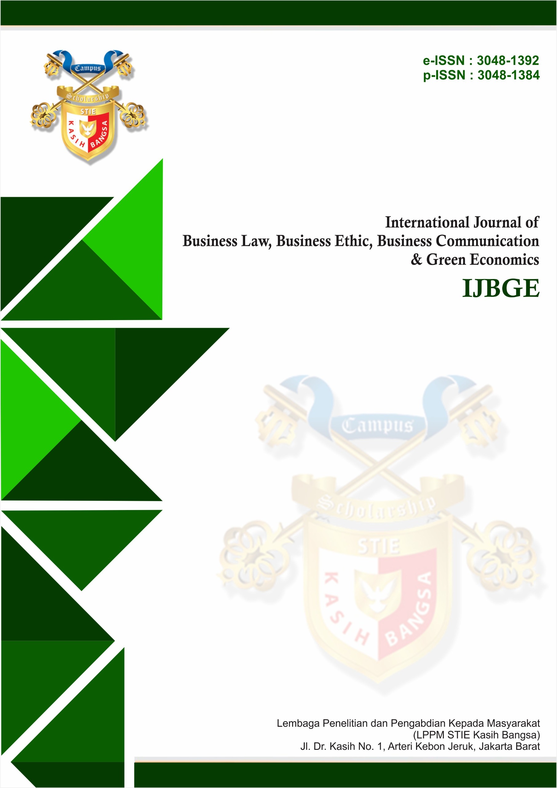 					View Vol. 3 No. 3 (2026): September: International Journal of Business Law, Business Ethic, Business Communication & Green Economics
				